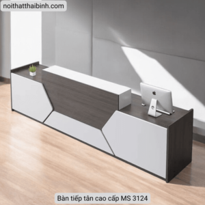 10 mẫu quầy lễ tân đẹp hiện đại cho không gian sang trọng 11 Ban tiep tan cao cap MS 3124