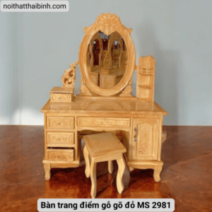 Ban trang diem bang go go do tu nhien MS 2981 1