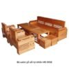 Bộ salon gỗ sồi tự nhiên MS 3056