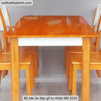 Bộ bàn ăn đẹp MS 3220 11 Bộ bàn ăn đẹp MS 3220