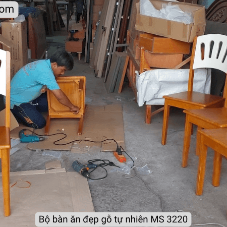 Bộ bàn ăn đẹp MS 3220 12 Bộ bàn ăn đẹp MS 3220