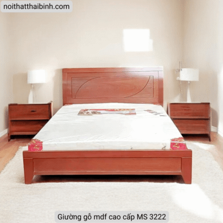Giường gỗ mdf cao cấp MS 3222