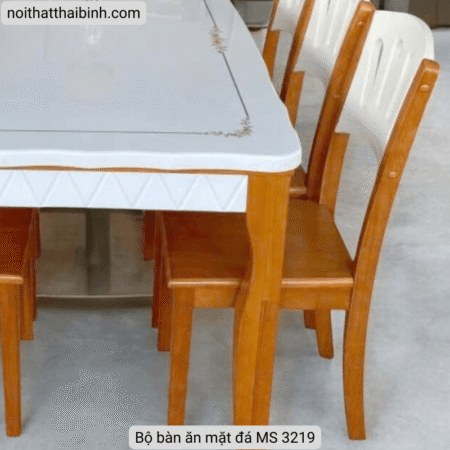 Bộ bàn ăn mặt đá MS 3219