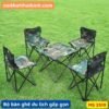 Bộ bàn ghế du lịch xếp gọn MS 2519 3 Bo ban ghe du lich gap gon 2519 1