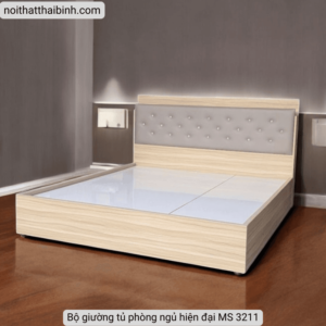 Bộ giường tủ phòng ngủ hiện đại MS 3211 6 Bo giuong tu phong ngu hien dai MS 3211