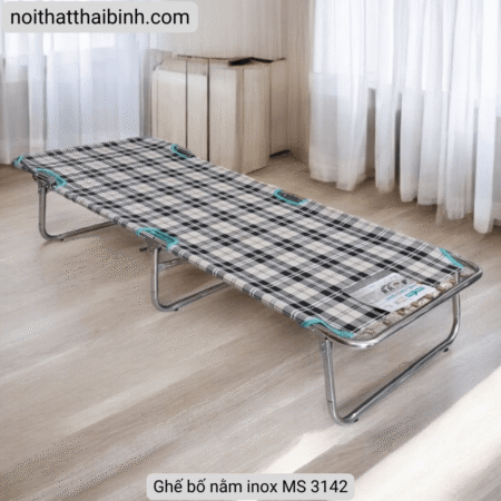 Ghế bố nằm inox MS 3142 | Thương hiệu THÀNH CÔNG Chính Hãng