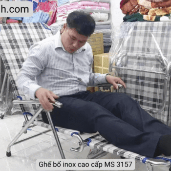 Ghế bố inox cao cấp MS 3157 | Thương Hiệu THÀNH CÔNG Chính Hãng