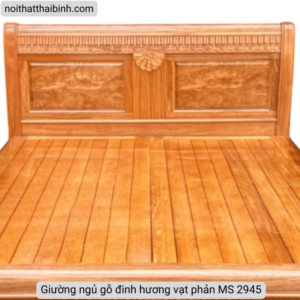Giường ngủ gỗ đinh hương vạt phản MS 2945 9 Giuong ngu go dinh huong vat phan MS 2945 3