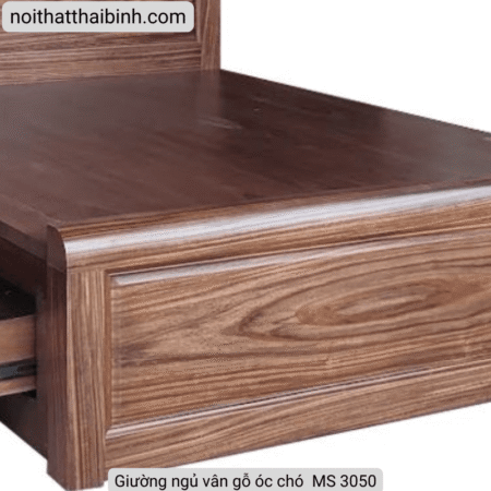 Giường gỗ tự nhiên cao cấp MS 3050