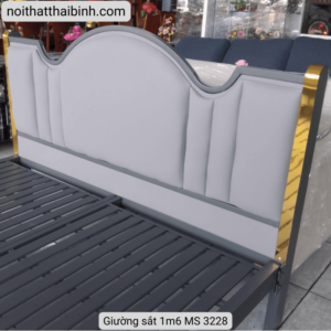 7 mẹo sắp xếp giường ngủ tiết kiệm diện tích cực hay 13 Giuong sat 1m6 MS 3228 8