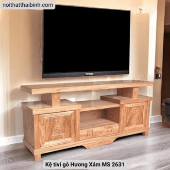 Kệ tivi gỗ Hương Xám MS 2631 11 Kệ tivi gỗ Hương Xám MS 2631