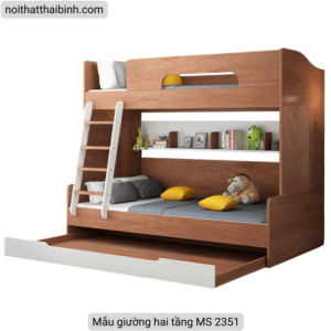 Mẫu giường hai tầng MS 2351 11 Mau giuong hai tang MS 2351 2