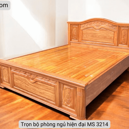 Trọn bộ phòng ngủ gỗ đinh hương MS 3214