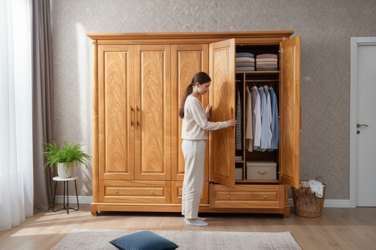 Tủ Quần Áo Gỗ Tại TP HCM