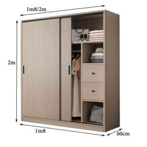 Tủ áo cánh trượt MS 3193 9 Tủ áo cánh trượt MS 3193