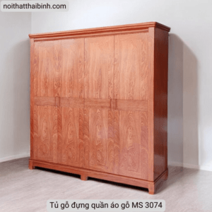 Tu go dung quan ao go MS 3074