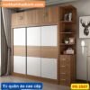 Tủ quần áo 3 cánh lùa MS 2507