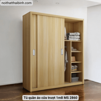 Tủ quần áo cửa trượt 1m8 MS 2860