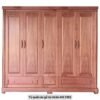 Tủ quần áo gỗ tự nhiên 5 cánh MS 3165 3 Tủ quần áo gỗ tự nhiên 5 cánh MS 3165
