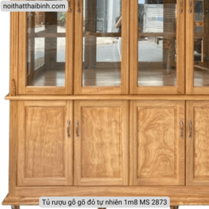 Tủ rượu gỗ gõ đỏ tự nhiên 1m8 MS 2873 7 Tu ruou go go do tu nhien 1m8 MS 2873 3