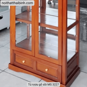 Tủ rượu gỗ sồi MS 3227