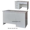 Bàn làm việc màu trắng giá rẻ MS 1087 3 ban lam viec 1087