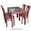Bộ bàn ăn gỗ cao su 4 ghế MS 1305 Giá bán = 6.300.000đ giảm còn = 5.300.000đ 2 Bộ bàn ăn gỗ cao su 4 ghế MS 1305 Giá bán = 6.300.000đ giảm còn = 5.300.000đ