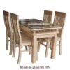 Bộ bàn ăn gỗ sồi 4 ghế MS 1074 Giá bộ= 7,500,000đ giảm còn= 6,500,000đ