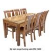 Bộ bàn ăn gỗ hương xám 6 ghế MS 2900 2 bo ban an go soi 2900 1