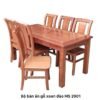 Bộ bàn ăn gỗ xoan đào 6 ghế MS 2901 2 bo ban an go xoan dao MS 2901 1