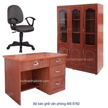 Bộ bàn ghế tủ văn phòng MS 9792 Giá bộ = 8.200.000đ