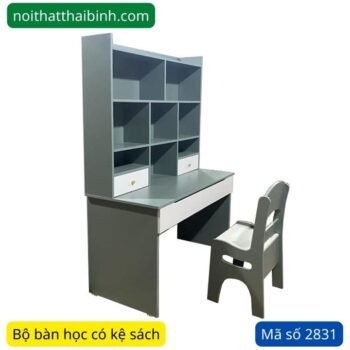 Bộ bàn học có kệ sách MS 2831