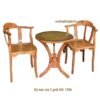 Bộ bàn trà 2 ghế gỗ gõ đỏ tự nhiên MS 1295 2 Bộ bàn trà 2 ghế gỗ gõ đỏ tự nhiên MS 1295