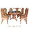 Bộ bàn tròn 8 ghế gỗ gõ đỏ MS 1294 Giá bán = 41.000.000đ giảm còn = 37.000.000đ 2 bo ban tron go 8 ghe 1294