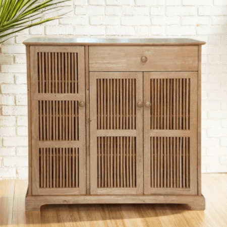 Tủ giày gỗ cao su tự nhiên MS 3189