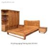 Bộ phòng ngủ gỗ hương xám MS 2443 3 bo phong ngu go huong xam 2443