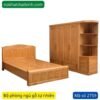 Bộ giường tủ gỗ tự nhiên MS 2759 14 bo phong ngu go tu nhien 2759