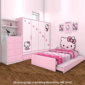 bo phong ngu mau hong hello kitty 3042 1