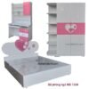 Bộ phòng ngủ trái tim MS 1334 Giá bán= 18.200.000đ giảm còn= 15.200.000đ 2 bo phong ngu trai tim 1334