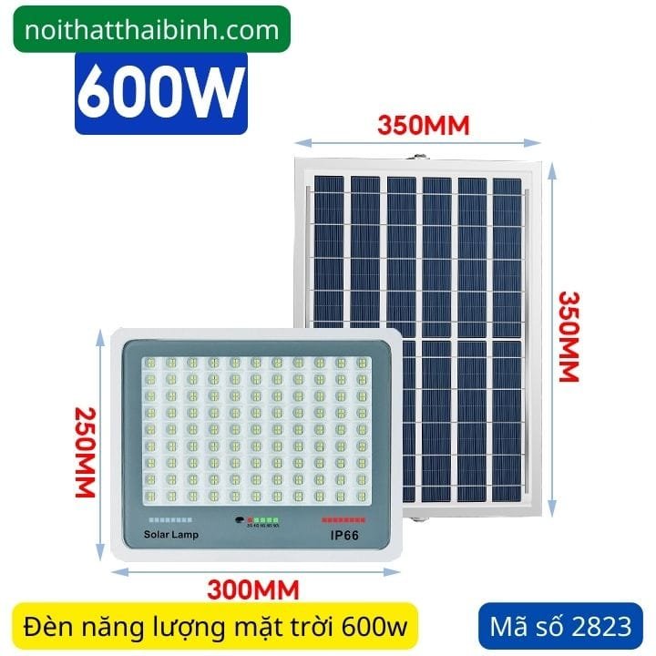 Đèn năng lượng mặt trời có điều khiển 600W MS 2823 1 Đèn năng lượng mặt trời có điều khiển 600W MS 2823