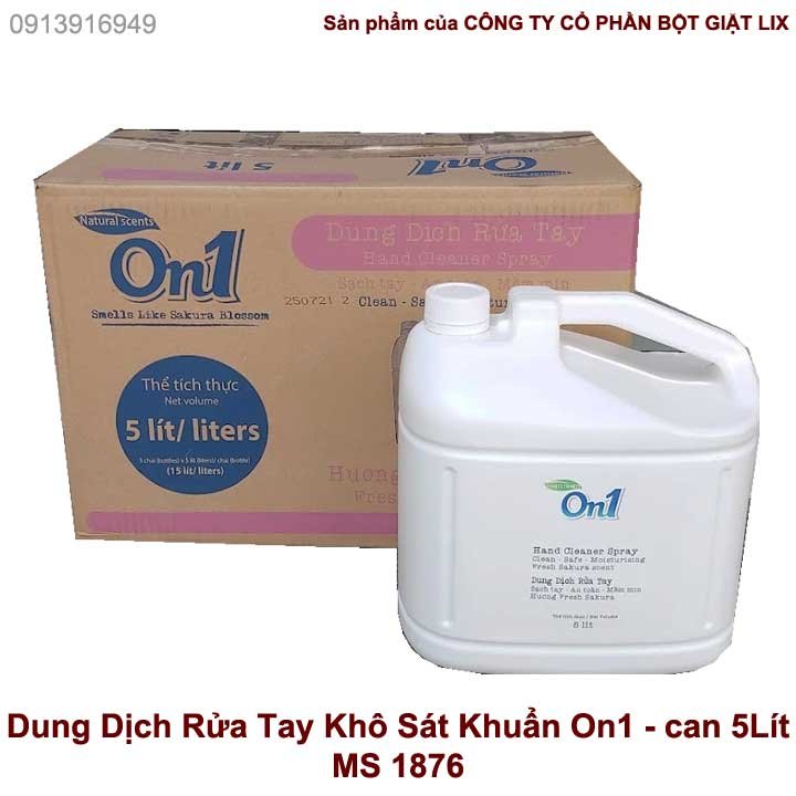 Dung dịch rửa tay sát khuẩn 5 lít MS 1876 1 Dung dịch rửa tay sát khuẩn 5 lít MS 1876