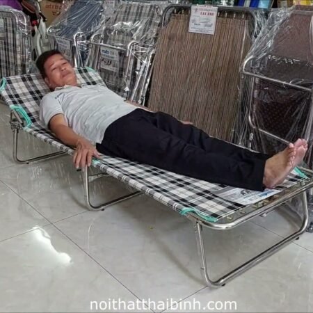 Ghế bố nằm inox MS 3142 | Thương hiệu THÀNH CÔNG Chính Hãng