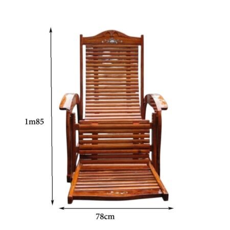 Ghế gỗ thư giãn căm xe MS 9025