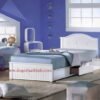 Giường ngủ trắng cao cấp MS 4113