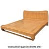Giường chân quỳ gỗ gõ đỏ MS 2767 2 giuong go go do chan quy 2767 1