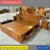 Giường hương đá vạt phản 2 ngăn kéo MS 2585