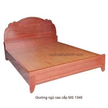 Giường ngủ 1m6 đẹp vạt tấm MS 1346 Giá bán= 5.500.000đ giảm còn= 4.500.000đ