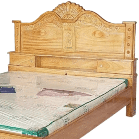 Giường gỗ gõ đỏ cao cấp MS 2929 12 Giường gỗ gõ đỏ cao cấp MS 2929