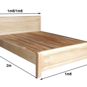Giường gỗ sồi nga 1m6 MS 3053