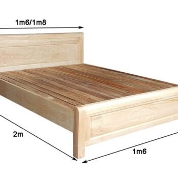 Giường gỗ sồi nga 1m6 MS 3053 9 Giường gỗ sồi nga 1m6 MS 3053